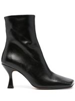 Souliers Martinez bottines Tatiana 80 mm en cuir - Noir