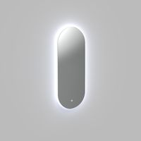 Badkamerspiegel Arcqua Reflect Ovaal 40x80 cm Verticaal Incl. LED Verlichting - thumbnail