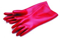 Cimco 140215 beschermende handschoen Isolerende handschoenen Rood Latex 1 stuk(s) - thumbnail