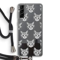 Kitten: Samsung Galaxy S21 Plus Transparant Hoesje met koord Kitten: Samsung Galaxy S21 Plus Transparant Hoesje met koord