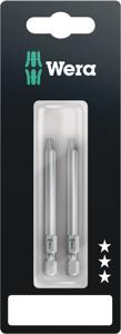 Wera 867/4 Z TORX® BO SB Bits met Boring, TX 25 x 70 mm, 2-delig - 05073071001