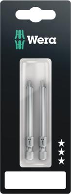 Wera 867/4 Z TORX® BO SB Bits met Boring, TX 20 x 70 mm, 2-delig - 05073070001