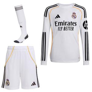 adidas Real Madrid Thuistenue Lange Mouwen 2025-2026 Kids
