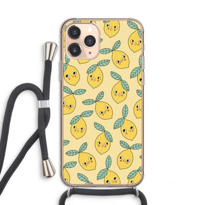 Citroenen: iPhone 11 Pro Transparant Hoesje met koord