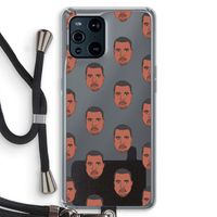 Kanye Call Me?: Oppo Find X3 Transparant Hoesje met koord