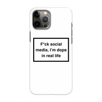 I'm dope: Volledig geprint iPhone 12 Hoesje
