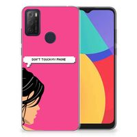 Alcatel 1S (2021) Silicone-hoesje Woman Don't Touch My Phone