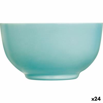 Kom Luminarc Diwali Turquesa Turkoois Glas 14,5 cm (24 Stuks)