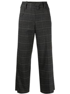 JNBY pantalon court à carreaux - Gris