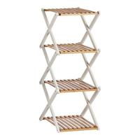 Planken Gift Decor Wit Bruin Hout 32 x 96 x 39 cm Opvouwbaar