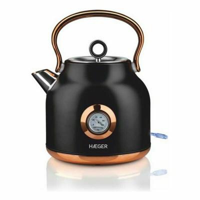 Waterkoker Haeger EK-22B.024A Zwart Roestvrij staal 2200 W 1,7 L