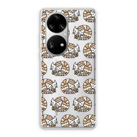 Slapende poes: Huawei P50 Pro Transparant Hoesje