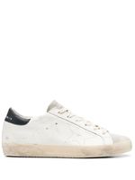 Golden Goose baskets Superstar à effet usé - Blanc