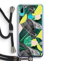 Fantasie jungle: Huawei P Smart (2019) Transparant Hoesje met koord