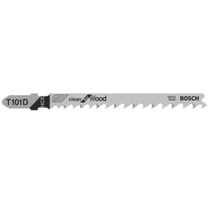 Bosch Accessories 2608630032 Decoupeerzaagblad T 101 D, Clean for Wood, verpakking van 5 stuks 5 stuk(s)