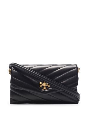 Tory Burch portefeuille Kira Chevron Chain - Noir