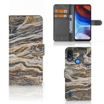 Motorola Moto E7i Power | E7 Power | Bookcase | Steen | Portemonnee hoesje
