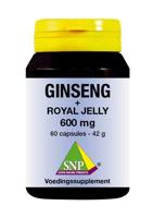 SNP Ginseng + royal jelly 600 mg 60 Capsules