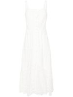 Charo Ruiz Ibiza robe longue Nissy à broderies - Blanc