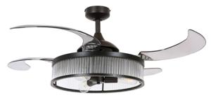 Beacon Zwarte plafondventilatorFanway Corbelle Ø 122cm - 212928