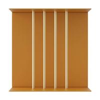 Umage Teaser shelf aluminium wandrek saffron yellow - thumbnail