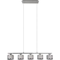 Chromen LED Hanglamp - 5-lichts E14 Fitting - Modern Metaal Design