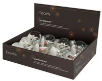 kerstbal plc d8 cm transparant a2 kerst - Decoris