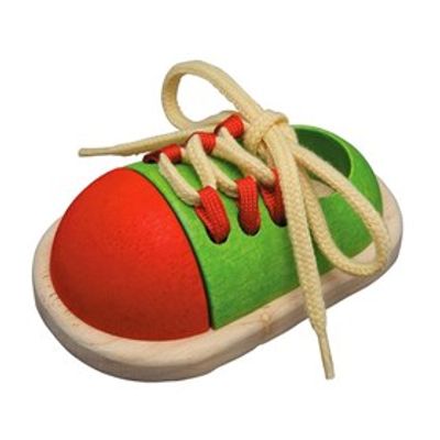 Houten Veterschoen Primair