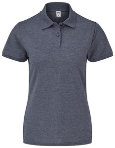 Fruit Of The Loom F517 Ladies´ 65/35 Polo - Heather Navy - M