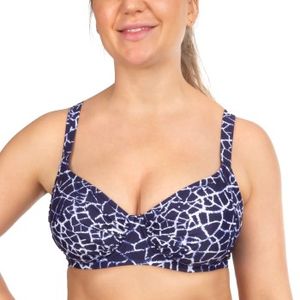 Damella Sophia Navy Crackle Underwire Bikini Bra * Actie *