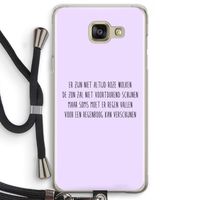 Regenboog: Samsung Galaxy A5 (2016) Transparant Hoesje met koord