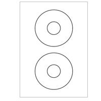 CD / DVD etiketten op A4 117 mm wit 100 vel Sorex CD / DVD etiketten op A4 117 mm wit 100 vel Sorex