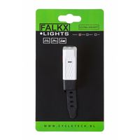 Falkx FALKX Mini koplamp LED. USB oplaadbaar (hangverpakking).