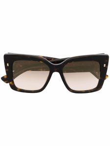 DSQUARED2 EYEWEAR lunettes de soleil à monture carrée - Marron