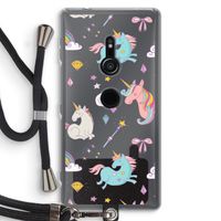 Fantasiewereld: Sony Xperia XZ2 Transparant Hoesje met koord