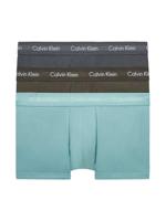 Calvin Klein - 3p Low Rise Trunk - Cotton Stretch - 6EX, Maat:XL