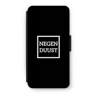 Negenduust black: iPhone 7 Plus Flip Hoesje