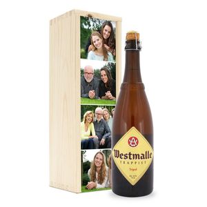 Bier in bedrukte kist - Westmalle Tripel