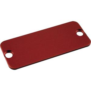 Hammond Electronics 1455TALRD-10 Eindplaat (l x b) 160 mm x 51.5 mm Aluminium Rood 10 stuk(s)