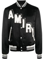 AMIRI veste teddy à logo brodé - Noir