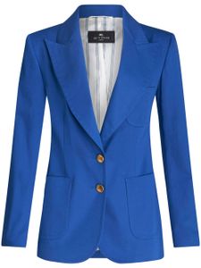 ETRO blazer à boutons Pegaso - Bleu