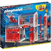 PLAYMOBIL 9462 - City Action - Brandweerkazerne met helikopter - Nieuw in 2019