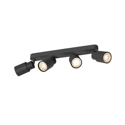 SLV SpotPuri 2.0 Tube zwart 4-lichts - 1008344