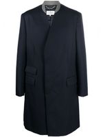 Maison Margiela manteau boutonné Calvary en laine - Bleu - thumbnail