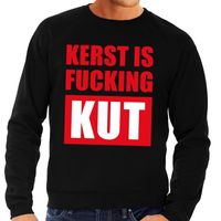 Foute kerstborrel trui zwart Kerst Is Fucking Kut heren 2XL (56)  -