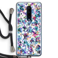 Hibiscus Flowers: OnePlus 7 Pro Transparant Hoesje met koord