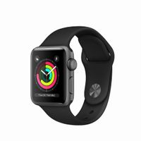 Apple Watch Series 3 OLED 42 mm Digitaal 312 x 390 Pixels Touchscreen Grijs Wifi GPS - thumbnail