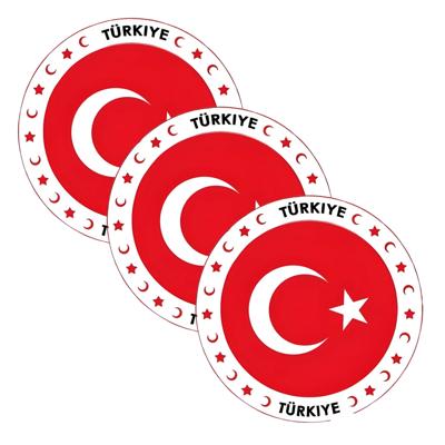 Bierviltjes Turkije - 75x stuks - landenthema - versiering - onderzetter