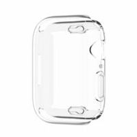 Siliconen case (volledig beschermd) 41mm - Transparant - Geschikt voor Apple watch 41mm - thumbnail