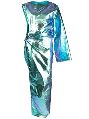 Rick Owens robe longue à design asymétrique - Multicolore